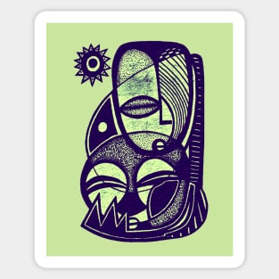 "Nobeel" - Love -  Mother and Child African Symbolic Art Sticker